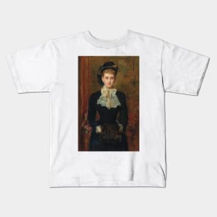 Countess de Pourtales, The Former Mrs Sebastian Schlesinger by John Everett Millais Kids T-Shirt